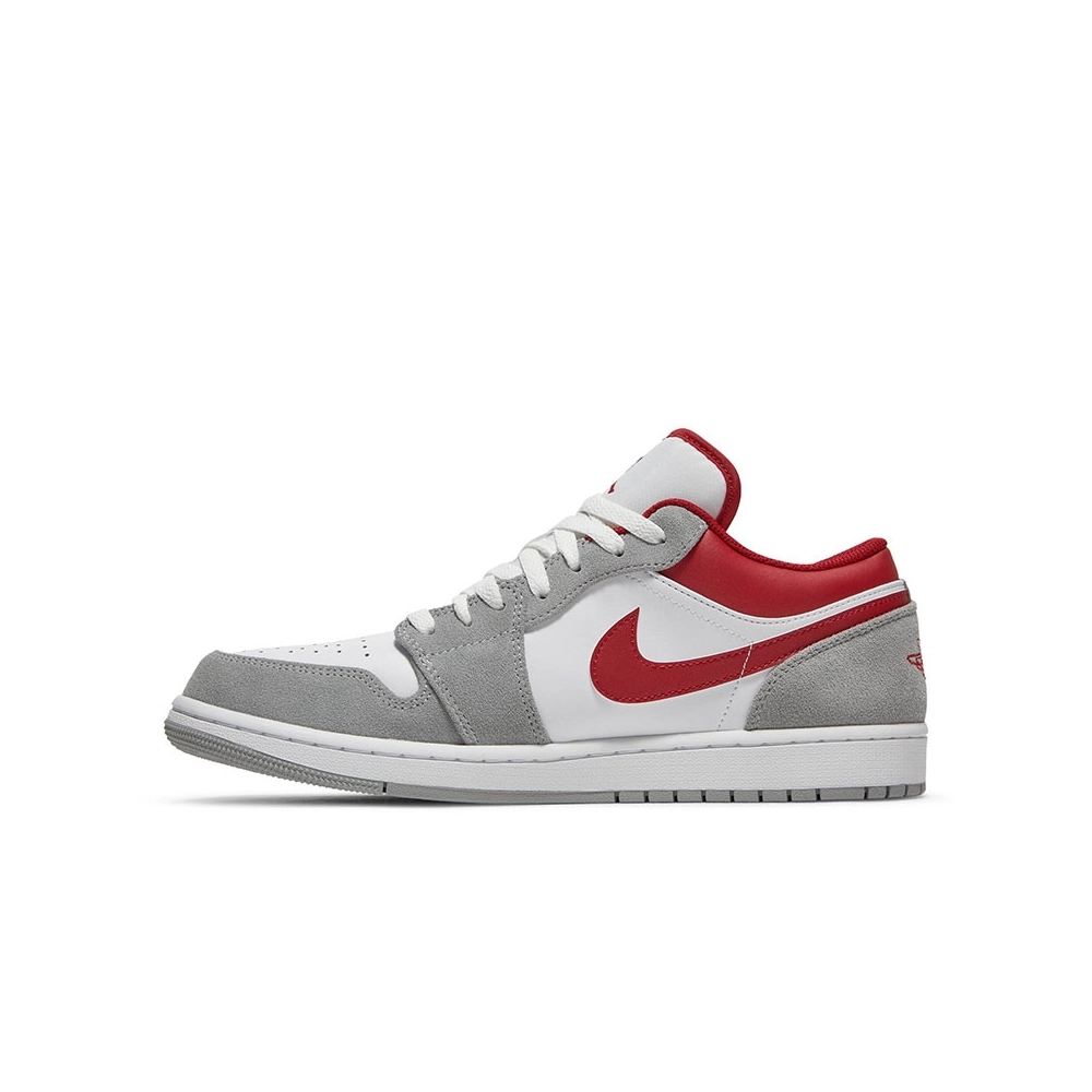 AIR JORDAN 1 LOW SE LIGHT SMOKE GREY GYM RED DC6991 016,AIR JORDAN 1 LOW,Air Jordan