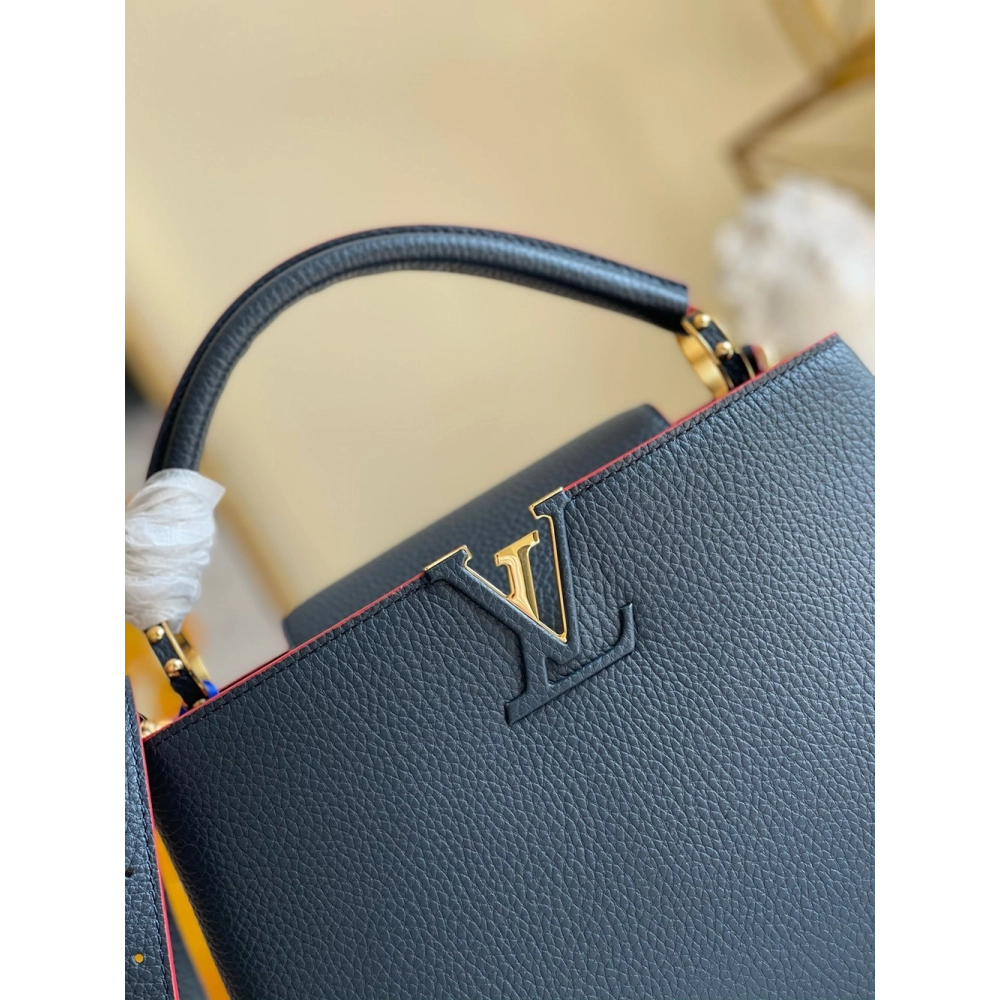 Louis Vuitton Capucines MM Bags M43934 31*21*11cm,Louis Vuitton Bags
