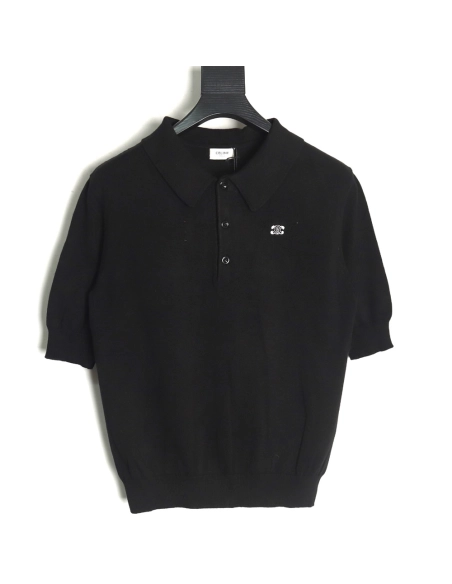 Celine Arc de Triomphe short-sleeved POLO shirt,Celine