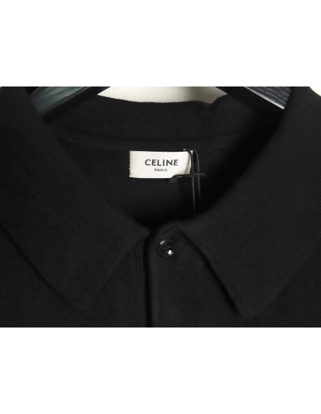 Celine Arc de Triomphe short-sleeved POLO shirt,Celine
