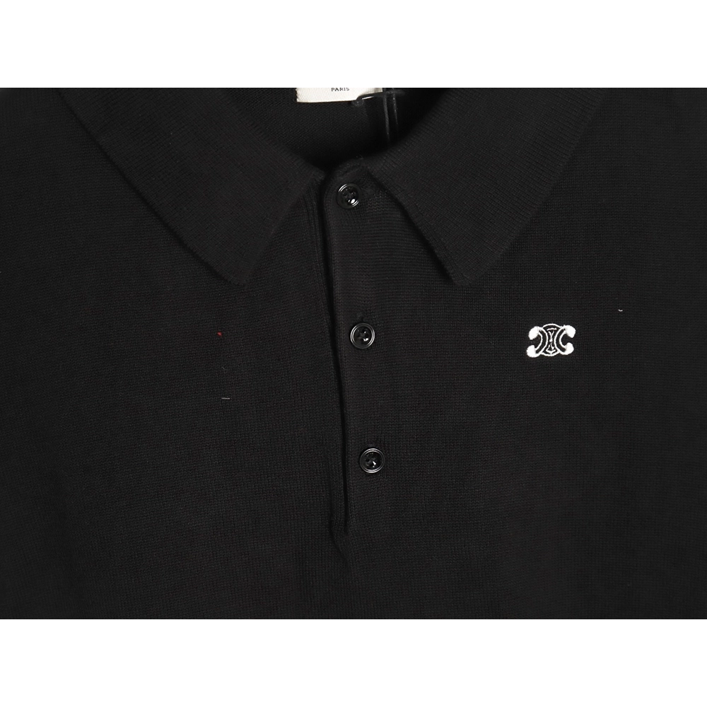 Celine Arc de Triomphe short-sleeved POLO shirt,Celine
