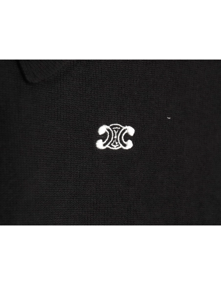 Celine Arc de Triomphe short-sleeved POLO shirt,Celine