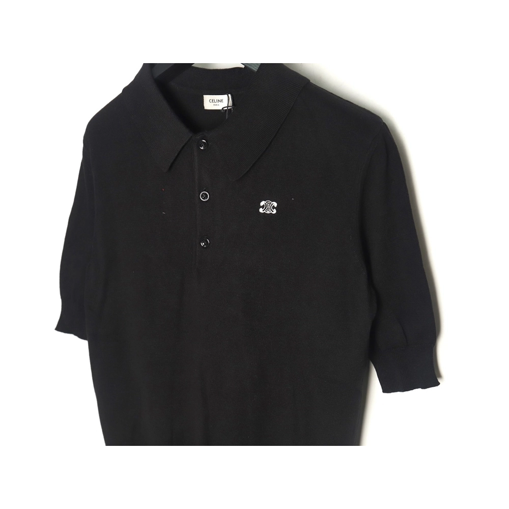 Celine Arc de Triomphe short-sleeved POLO shirt,Celine