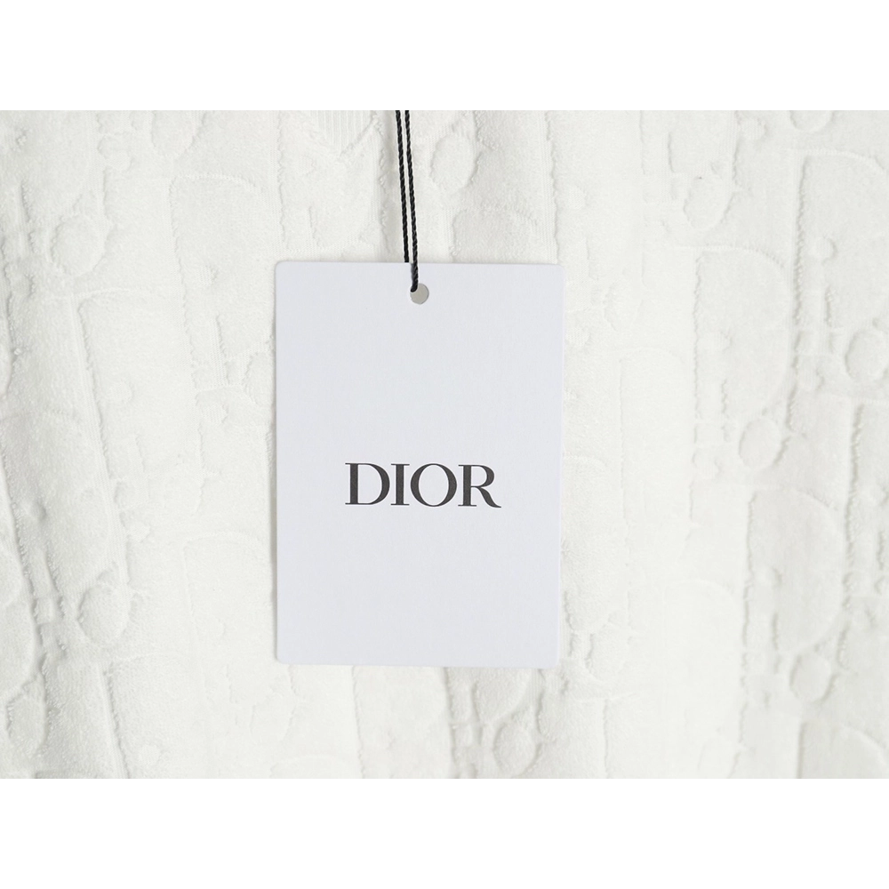 Dior classic jacquard full-print lettering short-sleeved T-shirt,Dior