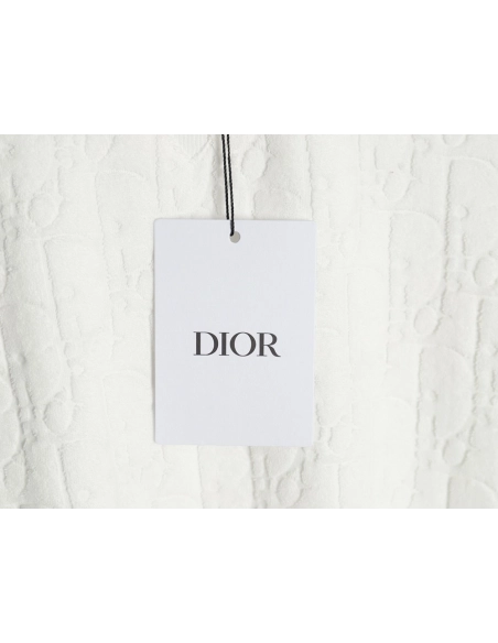 Dior classic jacquard full-print lettering short-sleeved T-shirt,Dior