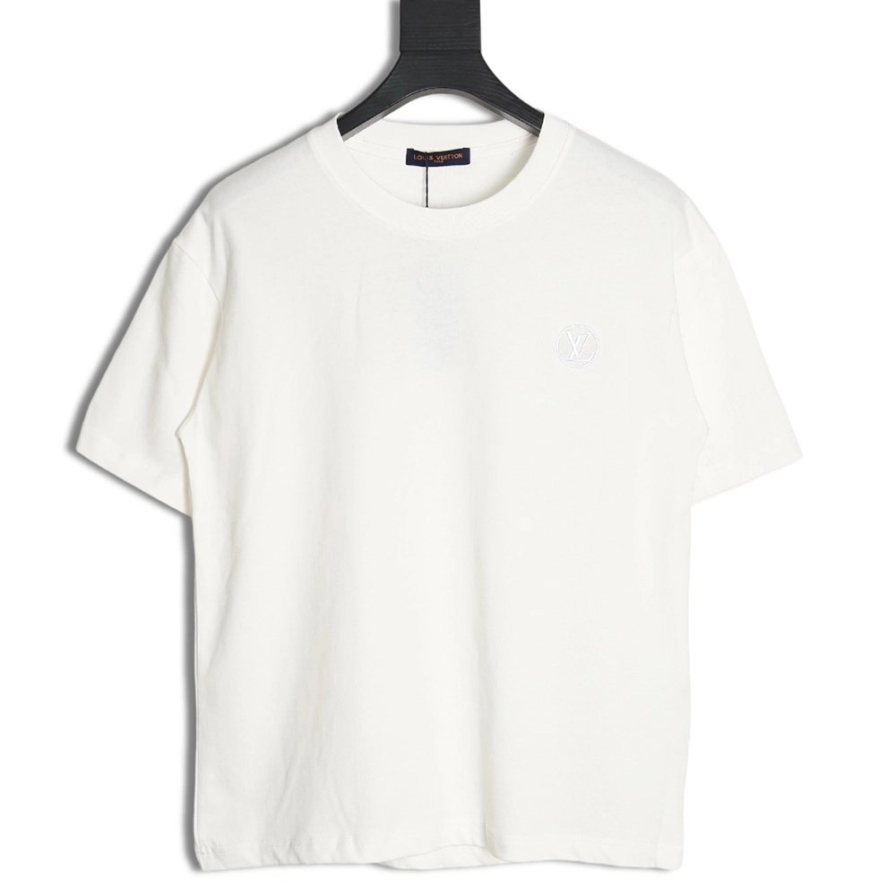 Louis Vuitton round logo short-sleeved T-shirt,Louis Vuitton