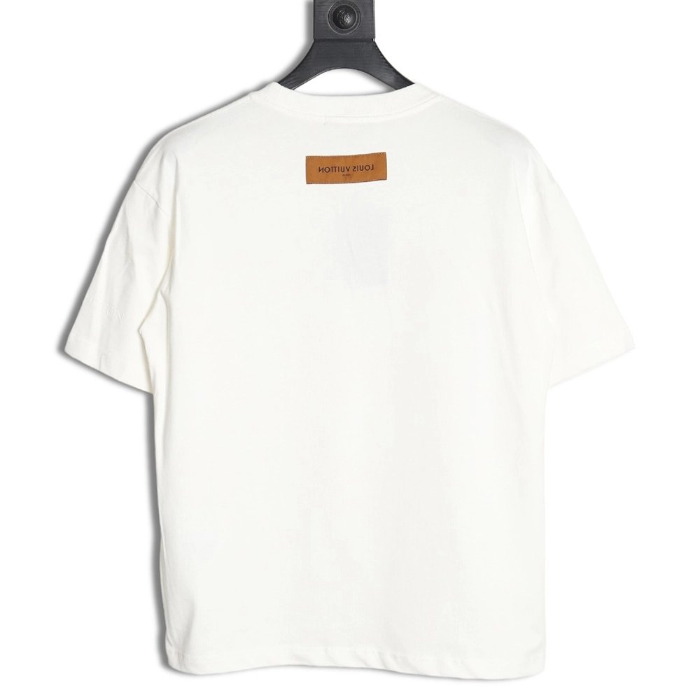 Louis Vuitton round logo short-sleeved T-shirt,Louis Vuitton