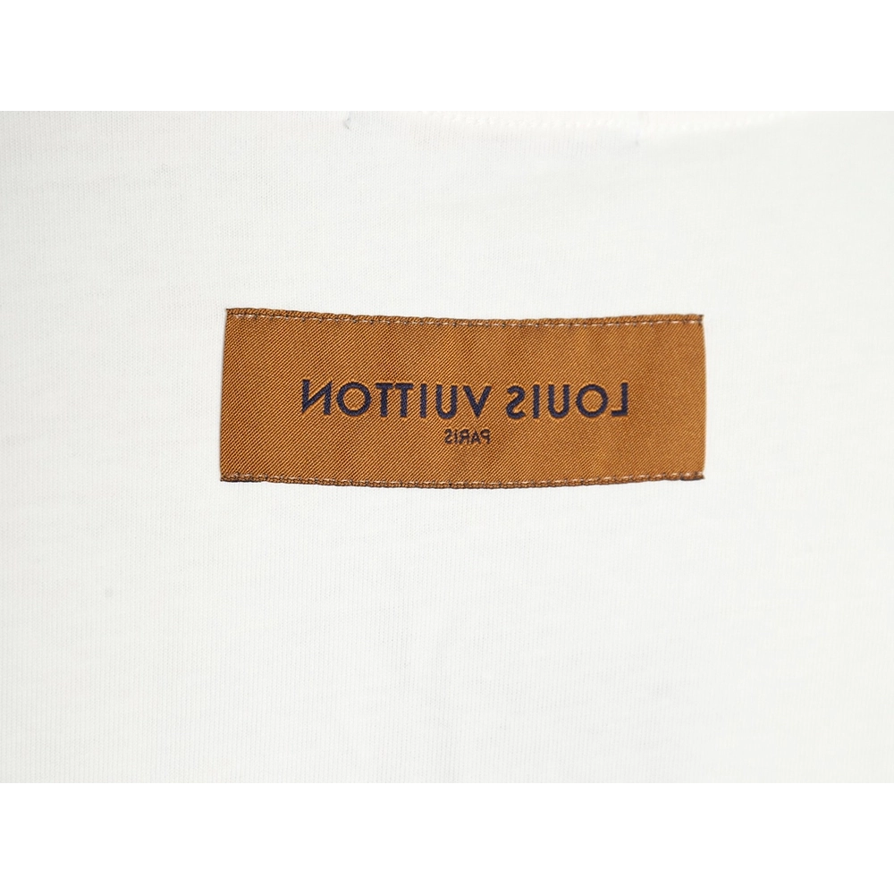 Louis Vuitton round logo short-sleeved T-shirt,Louis Vuitton