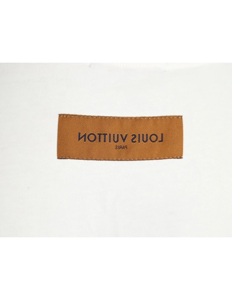 Louis Vuitton round logo short-sleeved T-shirt,Louis Vuitton