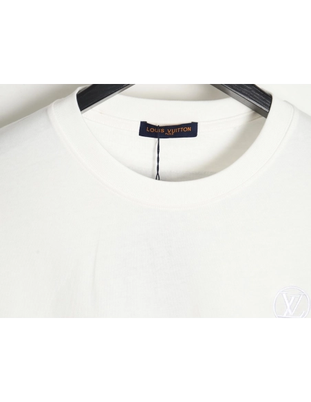 Louis Vuitton round logo short-sleeved T-shirt,Louis Vuitton