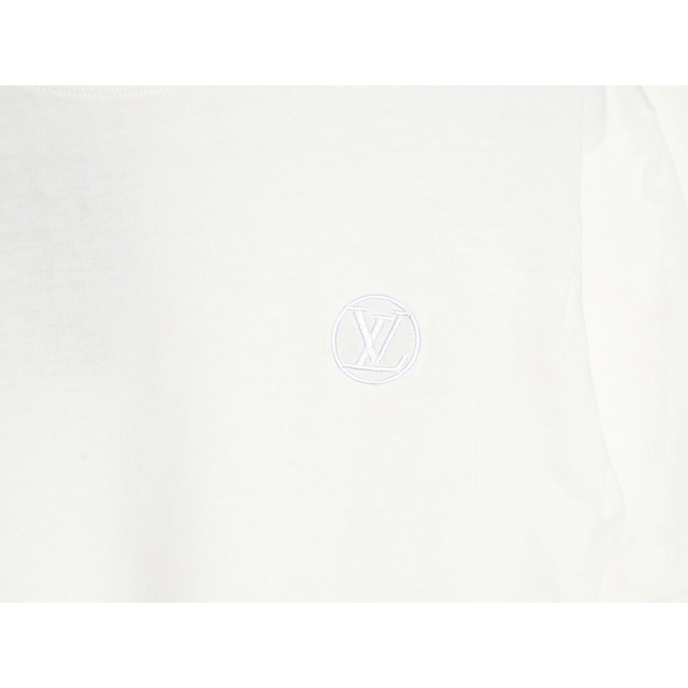 Louis Vuitton round logo short-sleeved T-shirt,Louis Vuitton