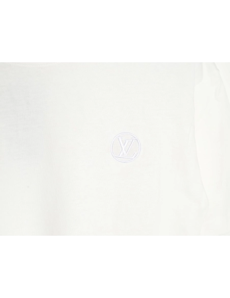 Louis Vuitton round logo short-sleeved T-shirt,Louis Vuitton