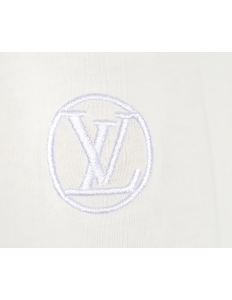 Louis Vuitton round logo short-sleeved T-shirt,Louis Vuitton