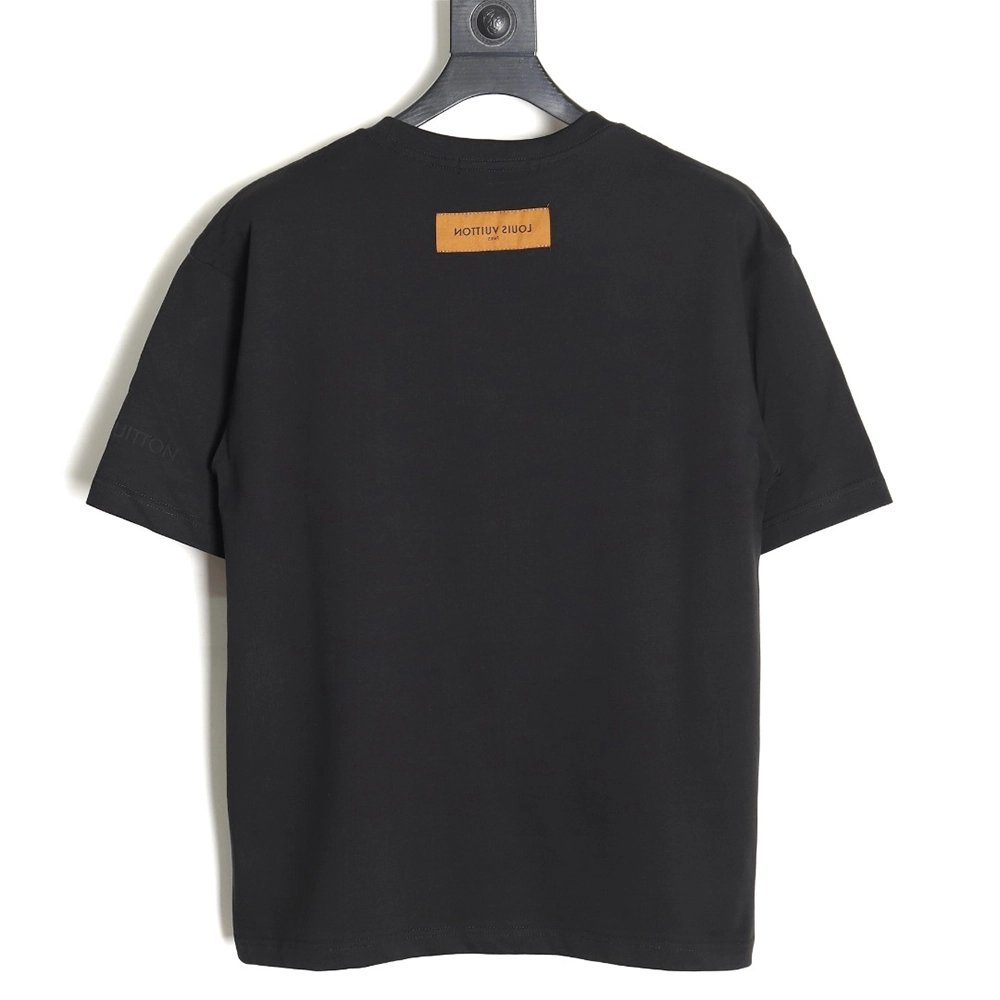 Louis Vuitton round logo short-sleeved T-shirt TSK1,Louis Vuitton