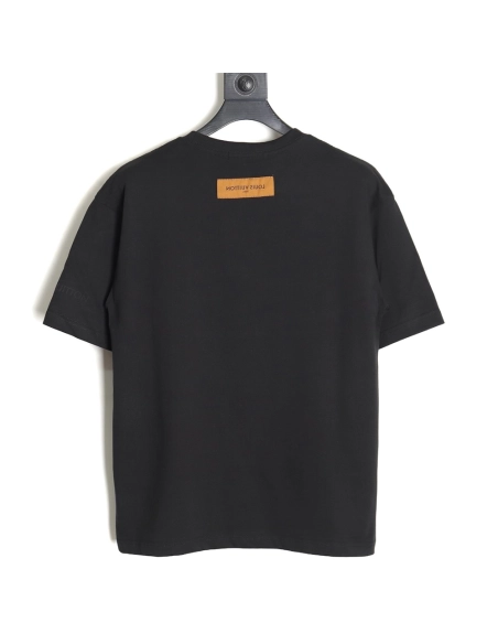 Louis Vuitton round logo short-sleeved T-shirt TSK1,Louis Vuitton