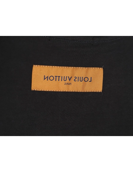 Louis Vuitton round logo short-sleeved T-shirt TSK1,Louis Vuitton