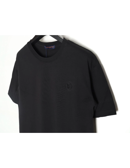 Louis Vuitton round logo short-sleeved T-shirt TSK1,Louis Vuitton