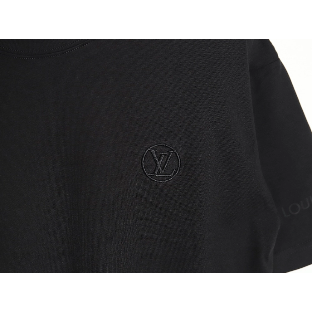 Louis Vuitton round logo short-sleeved T-shirt TSK1,Louis Vuitton