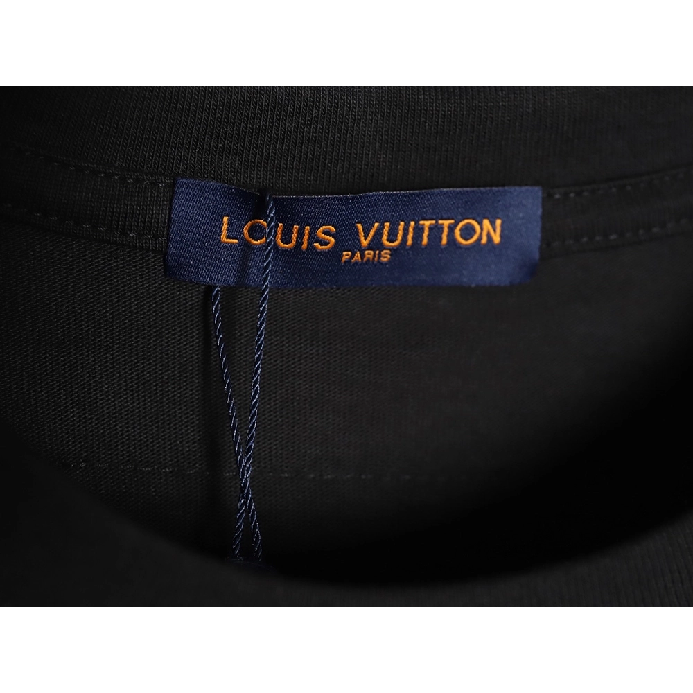 Louis Vuitton round logo short-sleeved T-shirt TSK1,Louis Vuitton