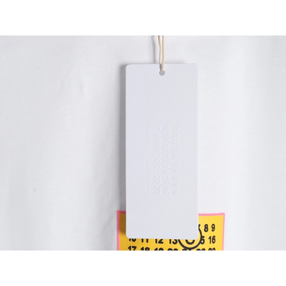 Maison Margiela square logo digital print short-sleeved T-shirt,MAISON MARGIELA