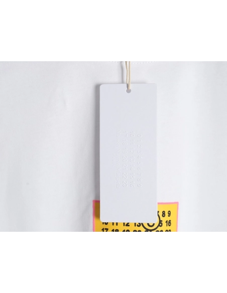 Maison Margiela square logo digital print short-sleeved T-shirt,MAISON MARGIELA