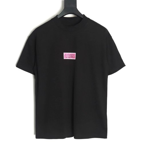 Maison Margiela square logo digital print short-sleeved T-shirt TSK1,MAISON MARGIELA