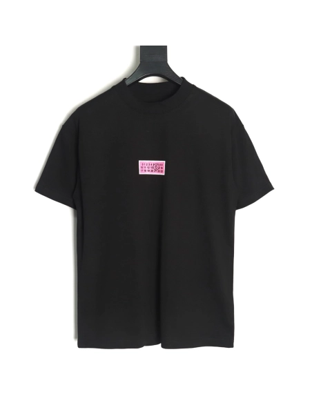 Maison Margiela square logo digital print short-sleeved T-shirt TSK1,MAISON MARGIELA