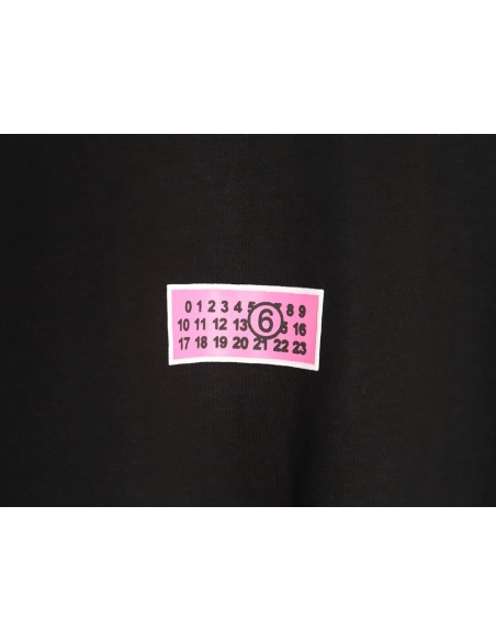 Maison Margiela square logo digital print short-sleeved T-shirt TSK1,MAISON MARGIELA