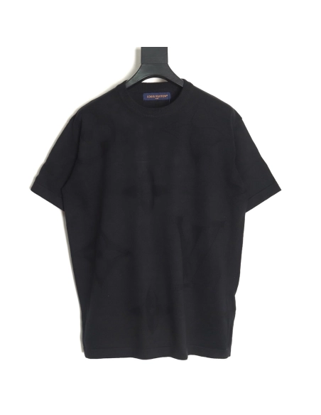 Louis Vuitton floral jacquard knit short-sleeved T-shirt,Louis Vuitton
