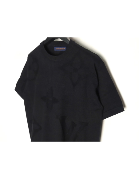 Louis Vuitton floral jacquard knit short-sleeved T-shirt,Louis Vuitton