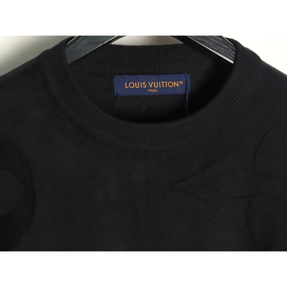 Louis Vuitton floral jacquard knit short-sleeved T-shirt,Louis Vuitton