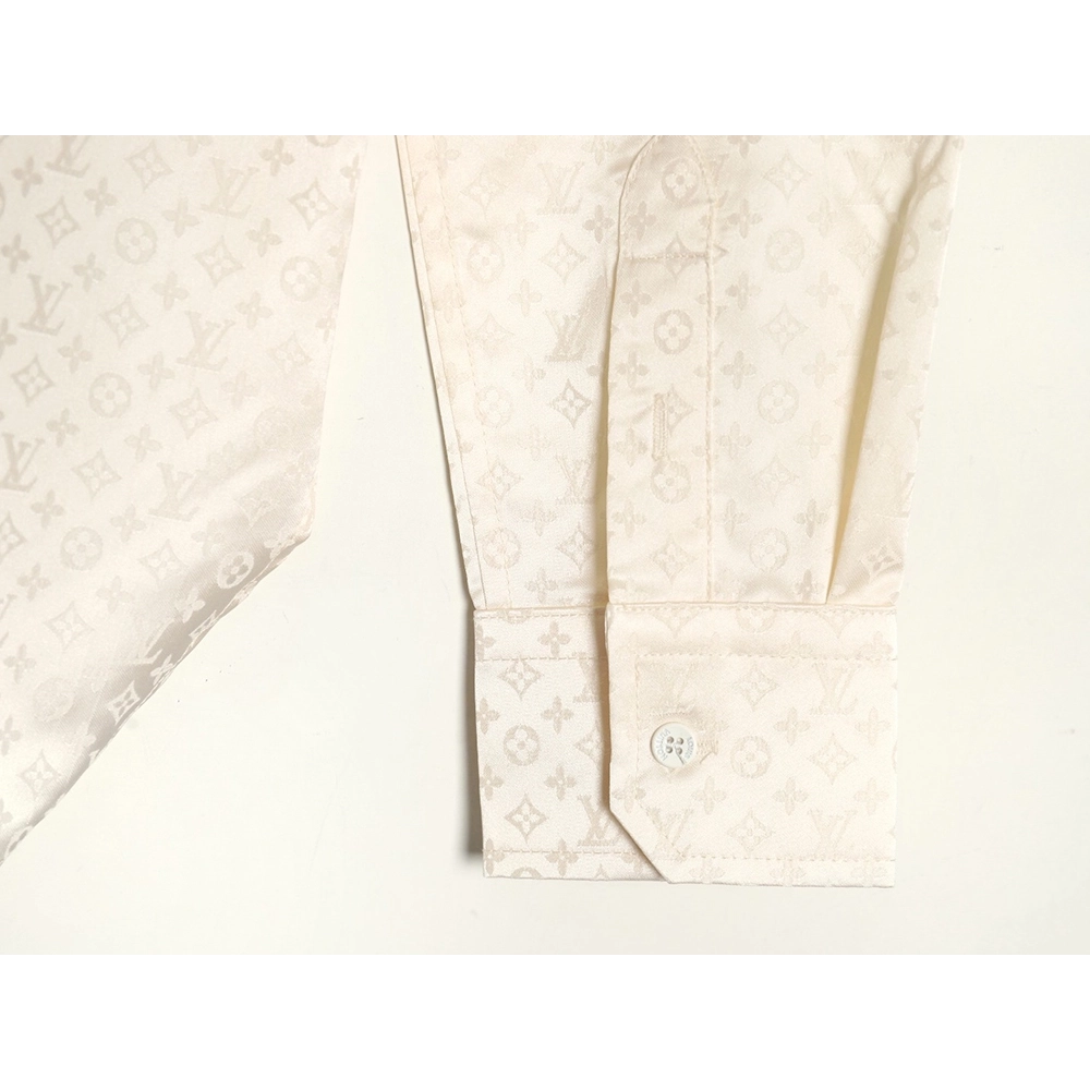 Louis Vuitton dark pattern all over print shirt,Louis Vuitton