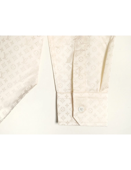 Louis Vuitton dark pattern all over print shirt,Louis Vuitton