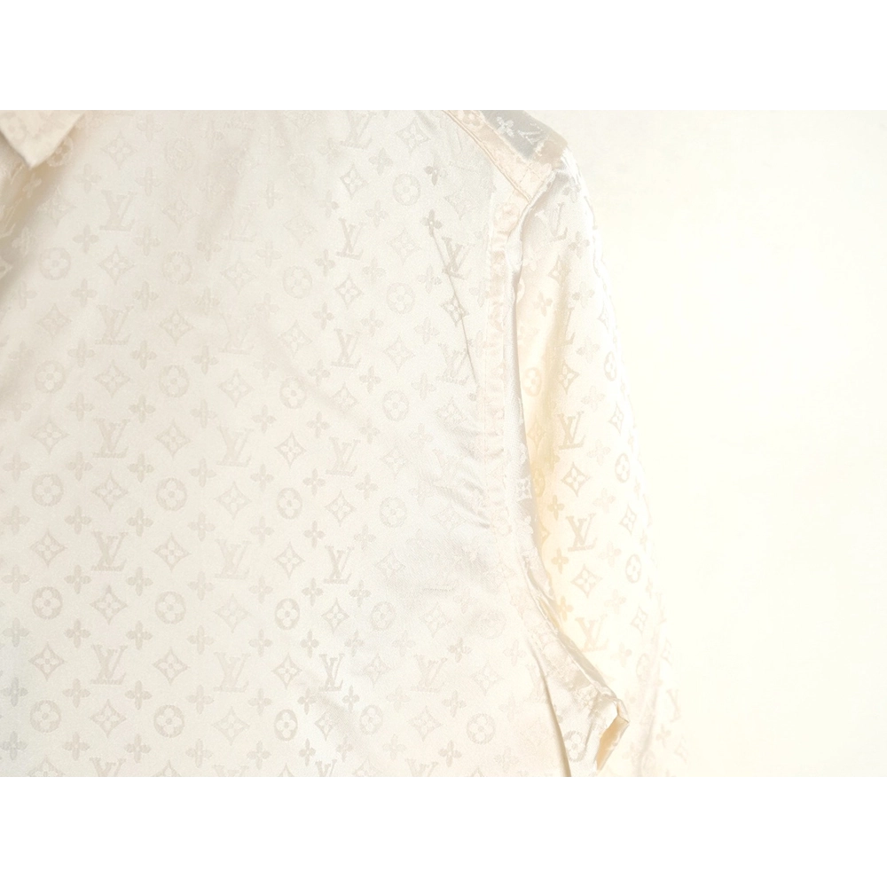 Louis Vuitton dark pattern all over print shirt,Louis Vuitton