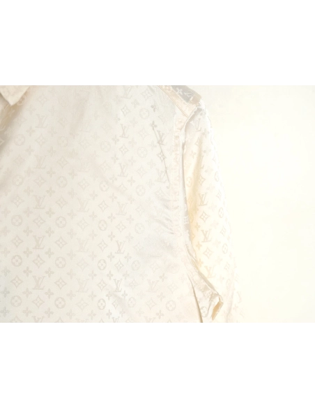 Louis Vuitton dark pattern all over print shirt,Louis Vuitton