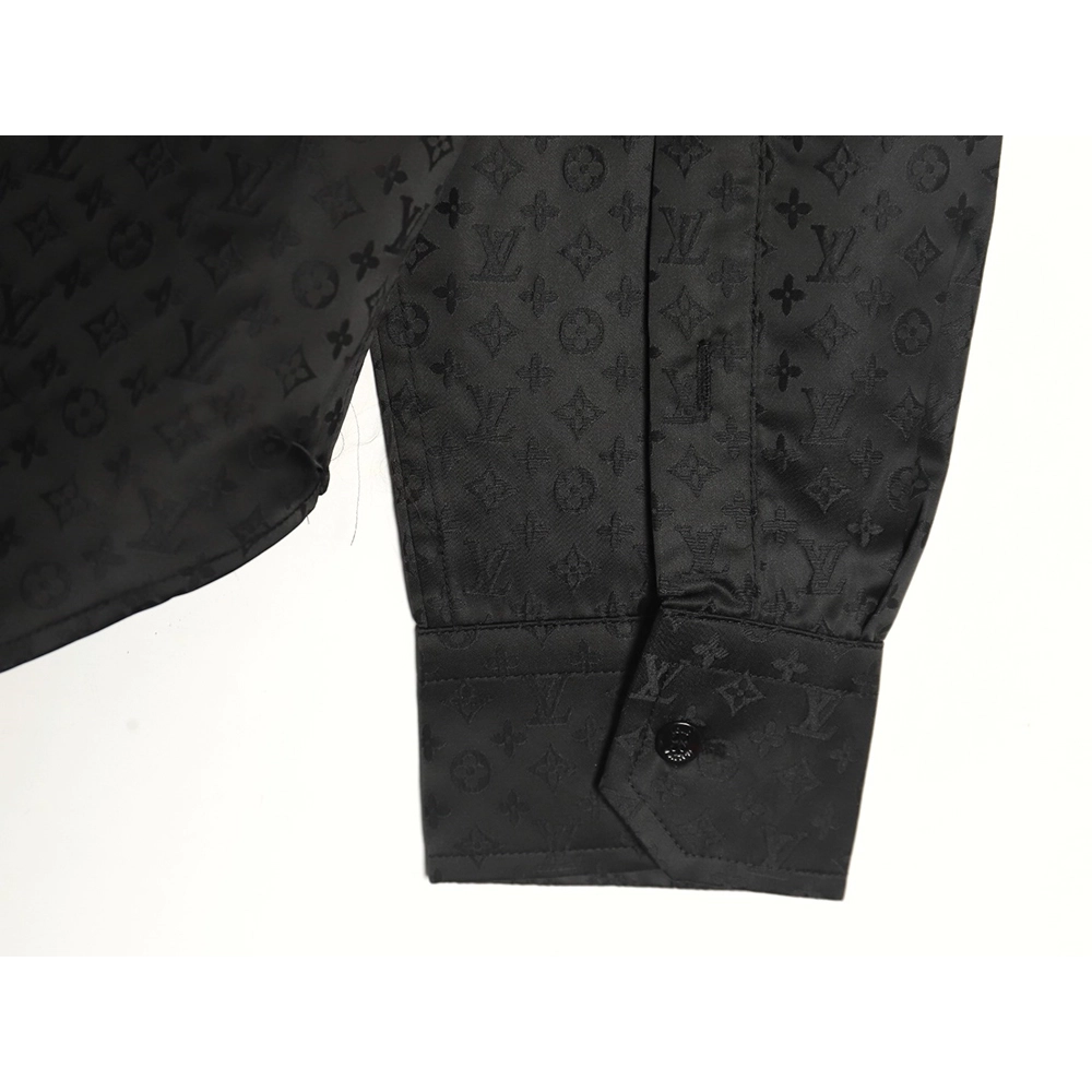 Louis Vuitton dark pattern all over print shirt TSK1,Louis Vuitton