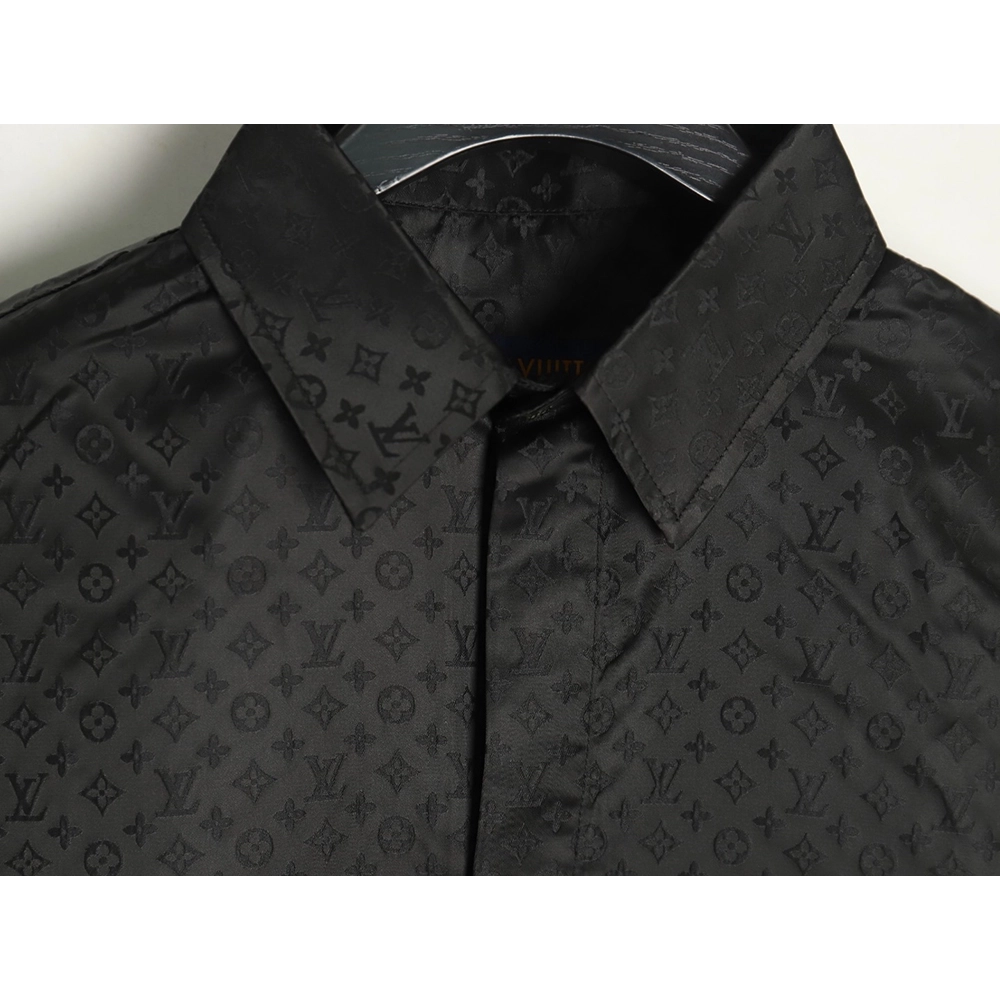 Louis Vuitton dark pattern all over print shirt TSK1,Louis Vuitton