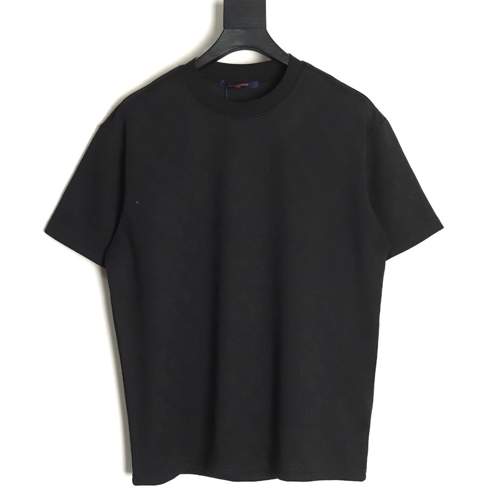 Louis Vuitton all over printed old flower dark pattern jacquard short-sleeved T-shirt TSK1,Dior