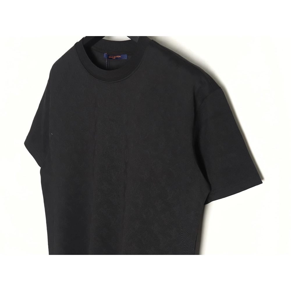 Louis Vuitton all over printed old flower dark pattern jacquard short-sleeved T-shirt TSK1,Dior