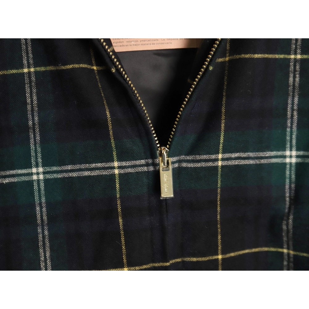 Miu miu green plaid hooded cotton coat,Miu Miu