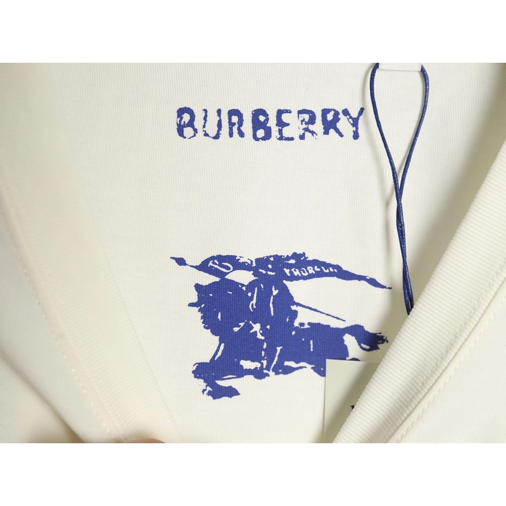 Burberry blue label war horse print round neck short sleeves,Burberry