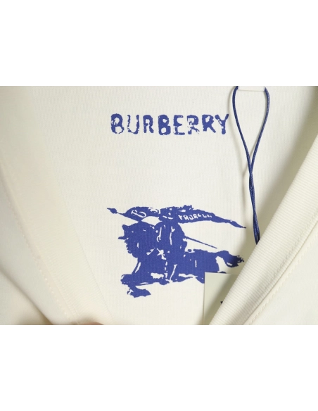 Burberry blue label war horse print round neck short sleeves,Burberry