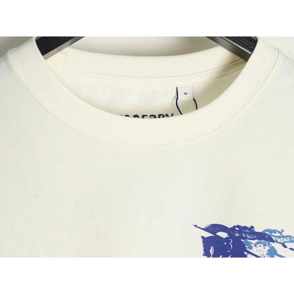 Burberry blue label war horse print round neck short sleeves,Burberry