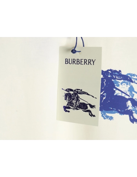 Burberry blue label war horse print round neck short sleeves,Burberry