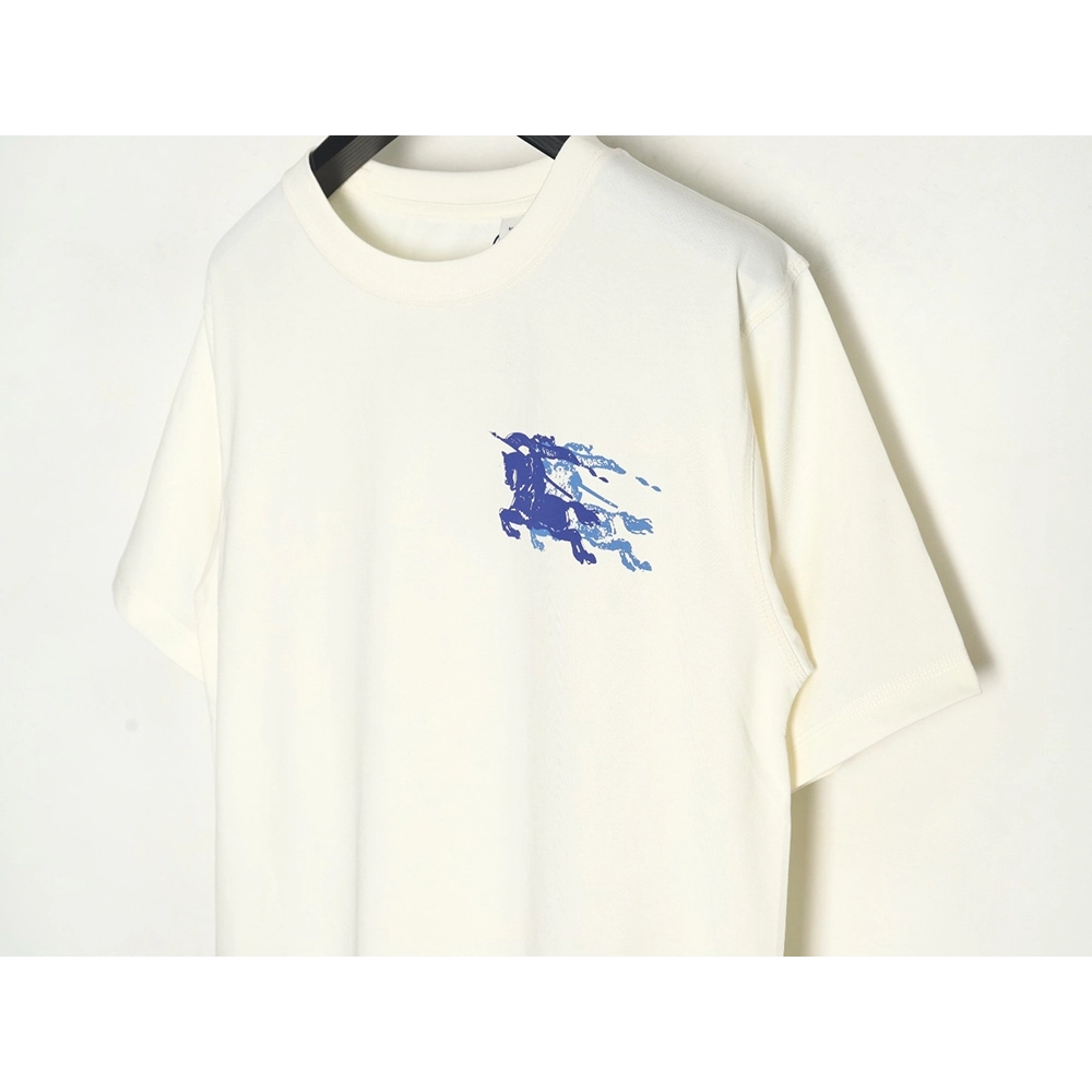 Burberry blue label war horse print round neck short sleeves,Burberry