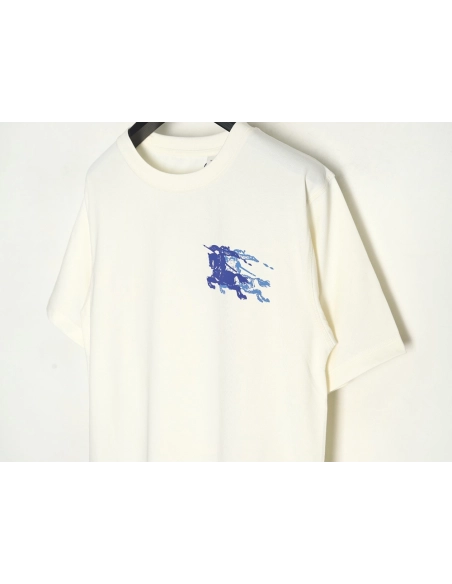 Burberry blue label war horse print round neck short sleeves,Burberry