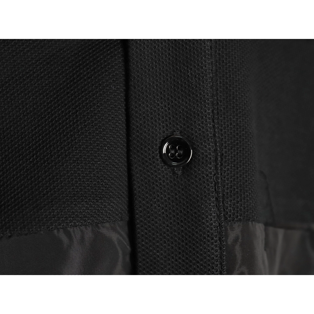 Prada patchwork triangle logo short-sleeved polo shirt,Prada