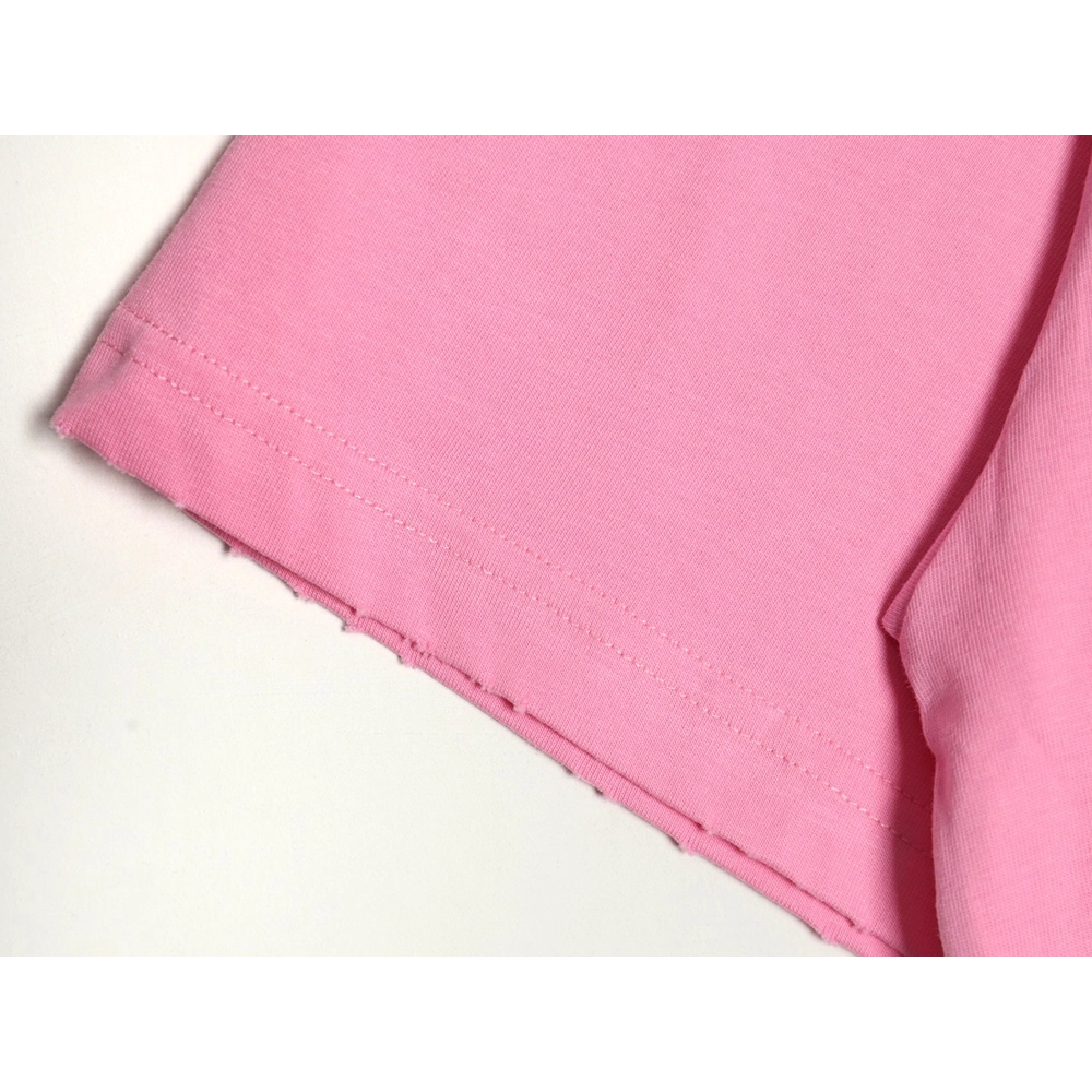 Balenciaga letter foam print washed distressed short-sleeved T-shirt TSK1,Balenciaga