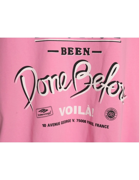 Balenciaga letter foam print washed distressed short-sleeved T-shirt TSK1,Balenciaga