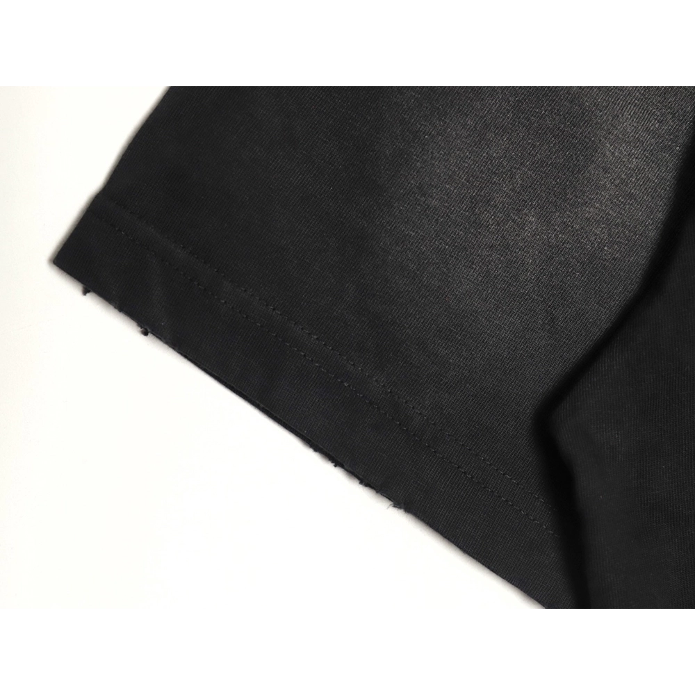 Balenciaga letter foam print washed distressed short-sleeved T-shirt TSK2,Balenciaga